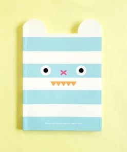 Ssueim & Cclim: Funny Mouth Notebook (Blue Stripes) Stationery