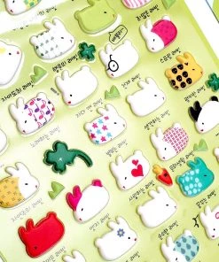 Bcmini Funny Sticker World: Rabbits