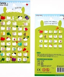 Bcmini Funny Sticker World: Rabbits