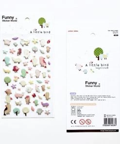 Best deal ✔️ Bcmini Stationery Funny Sticker World: A Little Bird 😍 5 Bcmini Stationery Funny Sticker World: A Little Bird