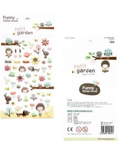 Bcmini Funny Sticker World: Petit Garden Stationery