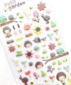 Bcmini Funny Sticker World: Petit Garden Stationery