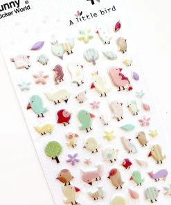 Bcmini Stationery Funny Sticker World: A Little Bird