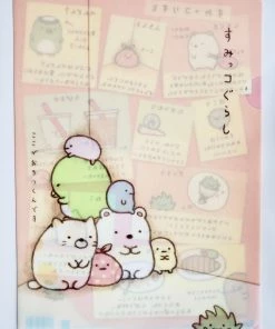 San-X Sumikko Gurashi: A4 Plastic File Folder (Cornered) Stationery