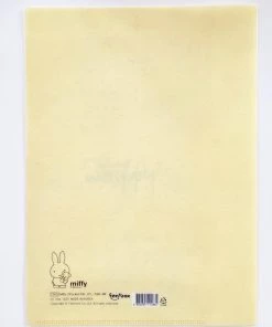Morning Glory Stationery Miffy: 2 Pocket Plastic Folder (Beige)