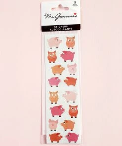 Mrs. Grossman's Paper Co Mrs. Grossman's Stickers: Chubby Pigs Stationery