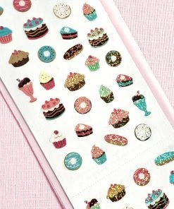 Mrs. Grossman's Paper Co Mrs. Grossman's Stickers: Sparkle Micro Desserts Stationery