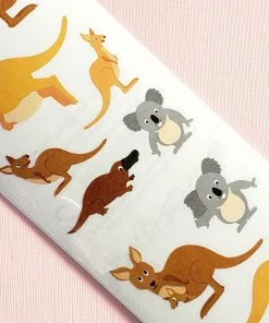 Mrs. Grossman's Paper Co Stationery Mrs. Grossman's Stickers: Playful Kangaroo Pals