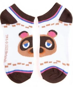 Bioworld The Cute Stuff Animal Crossing: New Horizons Character 5-Pair Mix & Match Ankle Socks