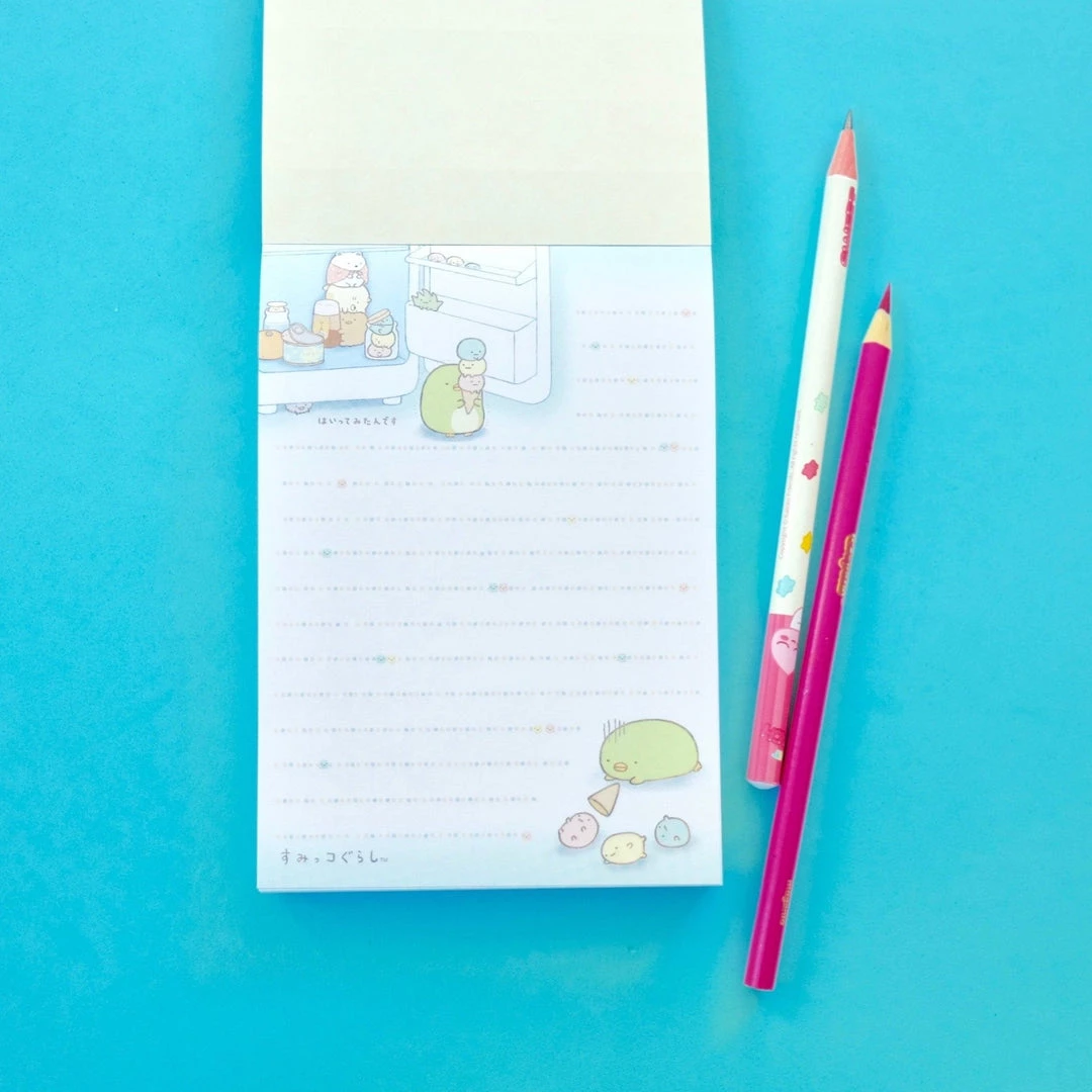 Buy โ San-X Sumikko Gurashi: Notepad (Stacked Refrigerator Blue Cover) ๐ 3 San-X Sumikko Gurashi: Notepad (Stacked Refrigerator Blue Cover)