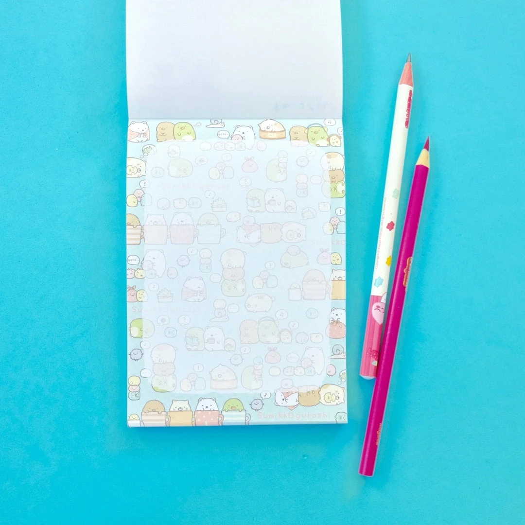 Buy โ San-X Sumikko Gurashi: Notepad (Stacked Refrigerator Blue Cover) ๐ 5 San-X Sumikko Gurashi: Notepad (Stacked Refrigerator Blue Cover)