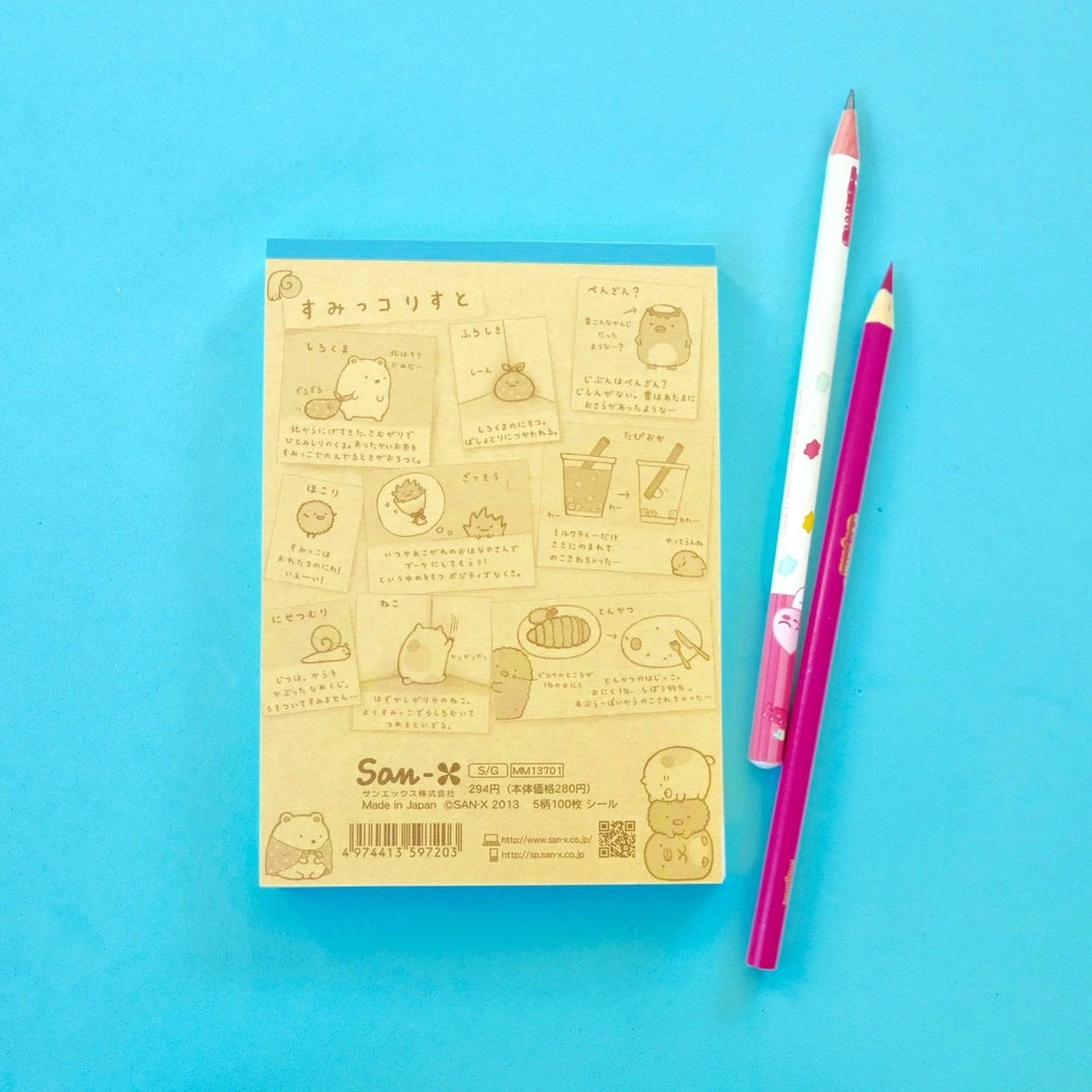 Buy โ San-X Sumikko Gurashi: Notepad (Stacked Refrigerator Blue Cover) ๐ 7 San-X Sumikko Gurashi: Notepad (Stacked Refrigerator Blue Cover)