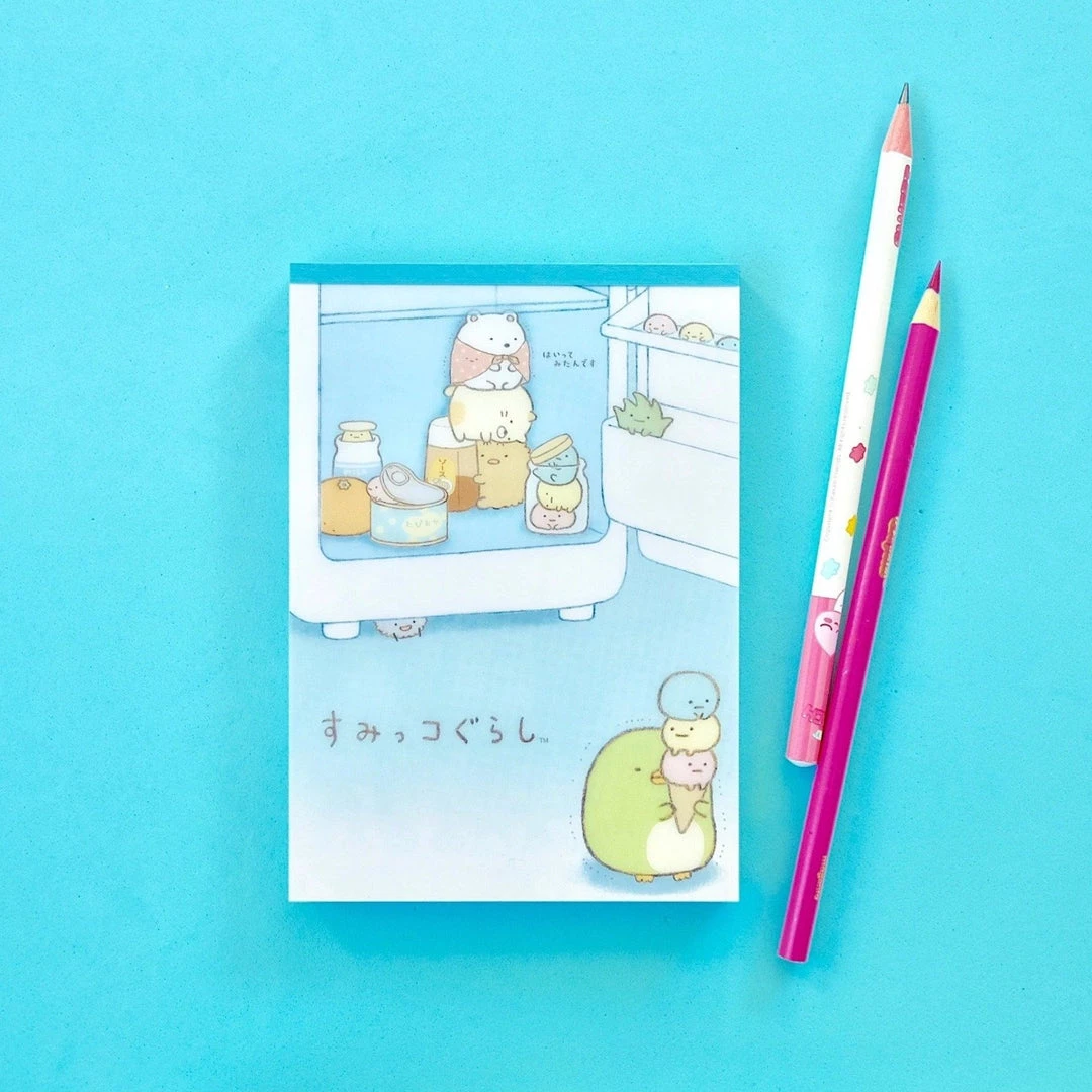Buy โ San-X Sumikko Gurashi: Notepad (Stacked Refrigerator Blue Cover) ๐ 1 San-X Sumikko Gurashi: Notepad (Stacked Refrigerator Blue Cover)