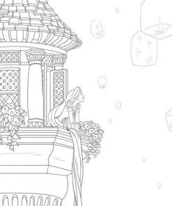 The Cute Stuff Disney The World Of Dreams Adult Coloring & Lesson Book (Japanese)