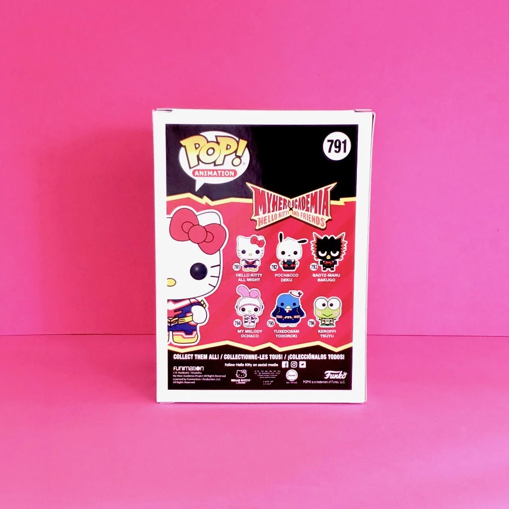 Buy ⌛ Funko POP! My Hero Academia X Hello Kitty & Friends: Hello Kitty All Might 791 Sanrio 👏 6 Funko POP! My Hero Academia X Hello Kitty & Friends: Hello Kitty All Might 791 Sanrio