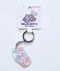 Loungefly X Hello Kitty Slush Bubble Drink Keychain Sanrio