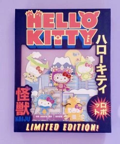 Loungefly X Hello Kitty Limited Edition Kaiju Enamel Pin Set