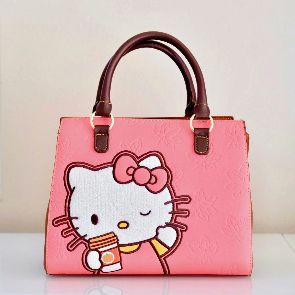 Best reviews of ⭐ Loungefly X Hello Kitty Pumpkin Spice Latte Wave Crossbody 👜 Handbag Sanrio ⭐ 1 Loungefly X Hello Kitty Pumpkin Spice Latte Wave Crossbody Handbag Sanrio