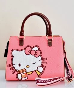 Loungefly X Hello Kitty Pumpkin Spice Latte Wave Crossbody Handbag Sanrio