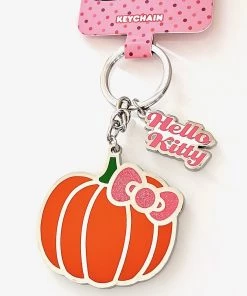 Sanrio Loungefly X Hello Kitty Pumpkin Spice Enamel Keychain