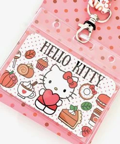Loungefly X Hello Kitty Pumpkin Spice Lanyard With 4 Pins Sanrio