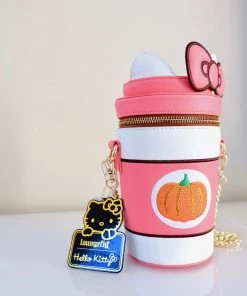 Sanrio Loungefly X Hello Kitty Pumpkin Spice Cup Crossbody Bag