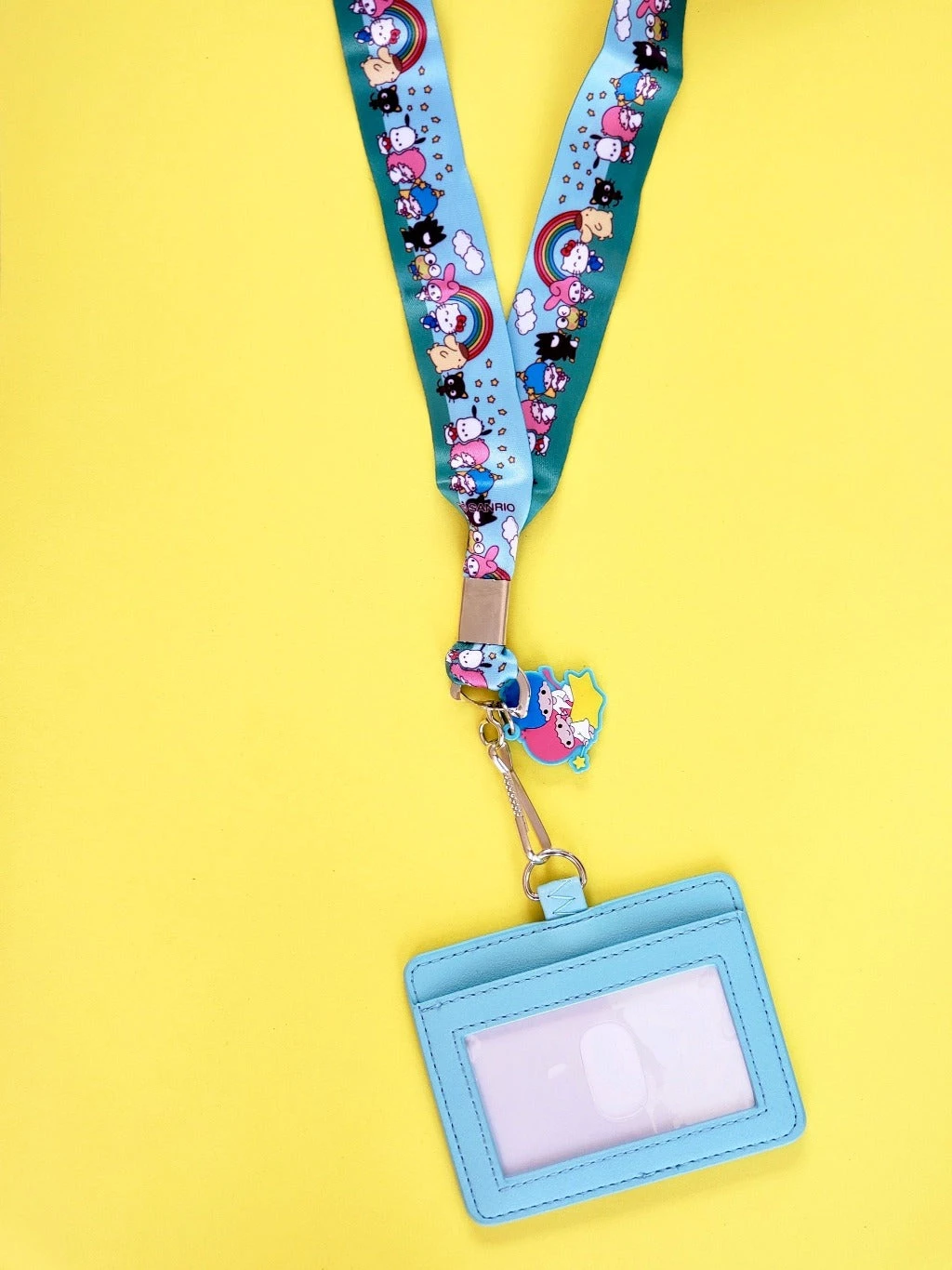 Cheapest π Loungefly X Sanrio Friends Rainbow Lanyard With Cardholder βοΈ 2 Loungefly X Sanrio Friends Rainbow Lanyard With Cardholder