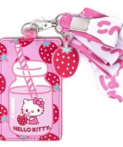 Sanrio Loungefly X Hello Kitty Berrylicious Lanyard + Cardholder