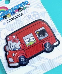 Loungefly X Hello Sanrio Iron-On Patch: Red Bus