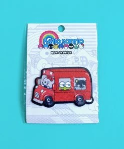 Loungefly X Hello Sanrio Iron-On Patch: Red Bus