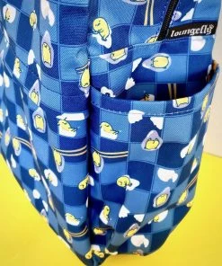 Loungefly X Sanrio Gudetama Chopsticks Lazy Egg AOP Nylon Backpack