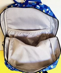 Loungefly X Sanrio Gudetama Chopsticks Lazy Egg AOP Nylon Backpack