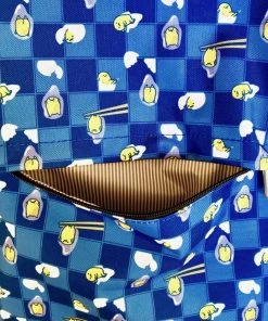 Loungefly X Sanrio Gudetama Chopsticks Lazy Egg AOP Nylon Backpack