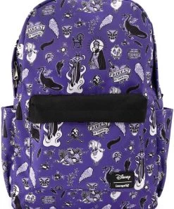 Loungefly X Disney Villain Icons AOP Nylon Backpack