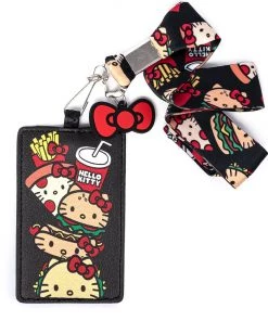 Loungefly X Hello Kitty Snacks Lanyard With Cardholder