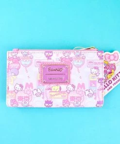 Sanrio Loungefly X Hello Kitty And Friends Kawaii AOP Flap Wallet