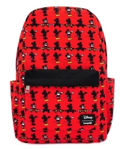 Loungefly X Disney Mickey Parts AOP Nylon Backpack