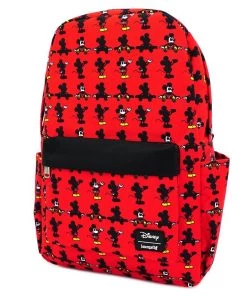 Loungefly X Disney Mickey Parts AOP Nylon Backpack