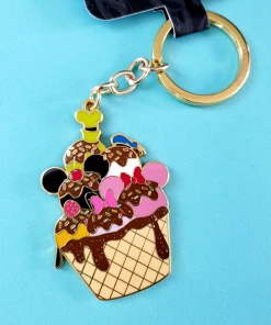 Loungefly X Disney Sensational 6 Ice Cream Sundae Enamel Keychain