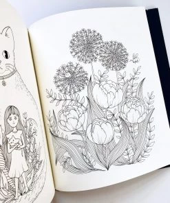 Ingram Publisher Services Luna Coloring Hardcover Coloring Book The Cute Stuff