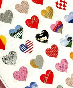 Mrs. Grossman's Paper Co Mrs. Grossman's Stickers: 25th Anniversary Hearts Stationery