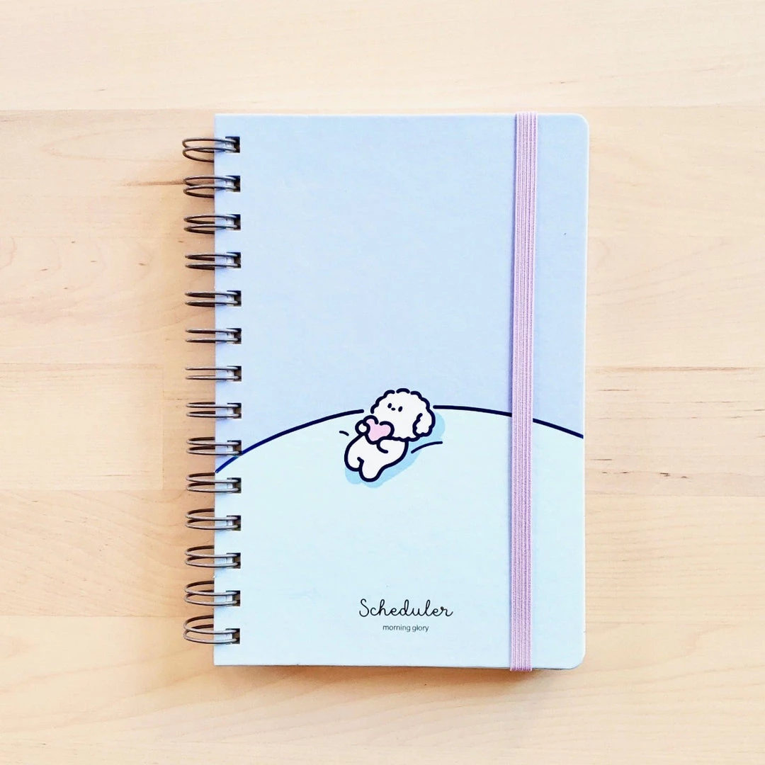 Best deal 😉 Morning Glory Hardcover Scheduler With Elastic Band Closure: Light Blue 😉 1 Morning Glory Hardcover Scheduler With Elastic Band Closure: Light Blue