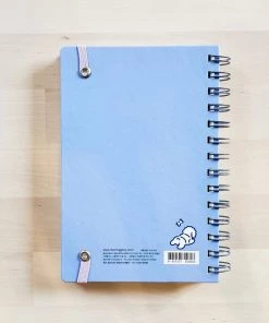 Stationery Morning Glory Hardcover Scheduler With Elastic Band Closure: Dark Blue