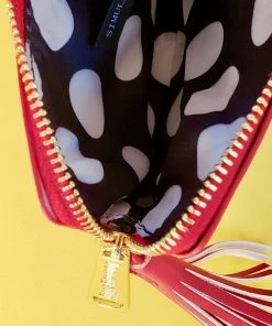 Loungefly X Disney Red & White Polka Dot Logo Coin/Cardholder