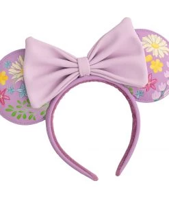 Loungefly X Disney: Minnie Mouse Ears Embroidered Flowers Headband
