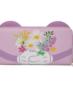 Loungefly X Disney: Minnie Mouse Floral Zip Around Wallet