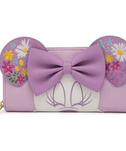 Loungefly X Disney: Minnie Mouse Floral Zip Around Wallet