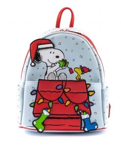 Loungefly X Peanuts: Snoopy And Woodstock Glow In The Dark Mini Backpack Disney