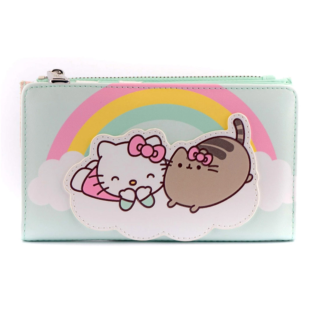 Promo ❤️ Sanrio Loungefly Hello Kitty X Pusheen: Bifold Wallet 🛒 1 Sanrio Loungefly Hello Kitty X Pusheen: Bifold Wallet