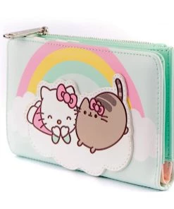 Promo ❤️ Sanrio Loungefly Hello Kitty X Pusheen: Bifold Wallet 🛒 7 Sanrio Loungefly Hello Kitty X Pusheen: Bifold Wallet